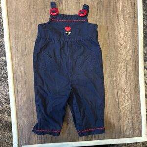 Vintage 2000s y2k Gymboree Tulip overalls bibs 6-12M